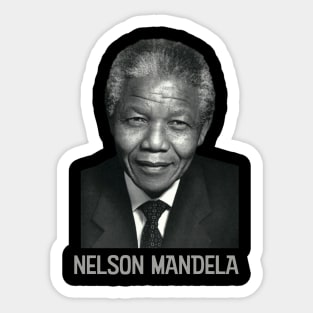 Nelson Mandela, Black History, World History Sticker